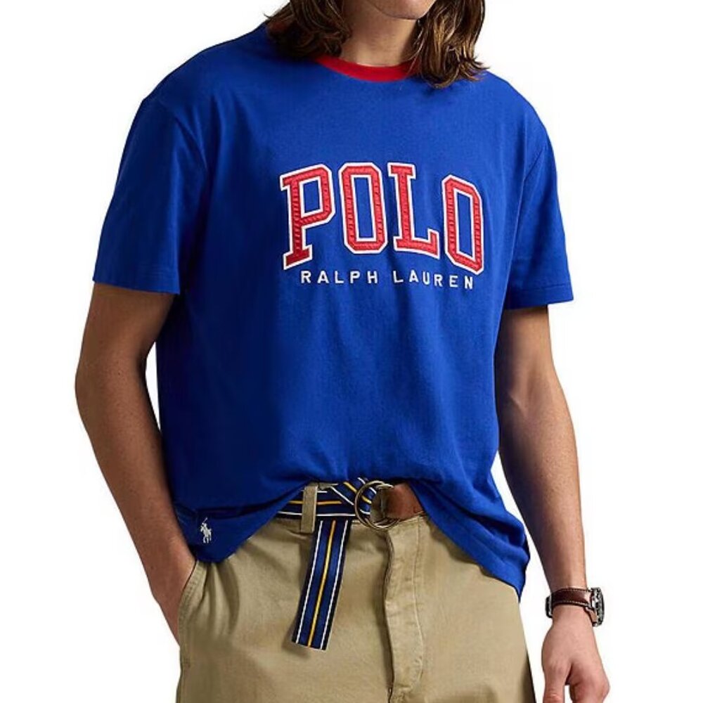 Polo Ralph Lauren Classic Fit Letterman-Logo Short Sleeve T-Shirt